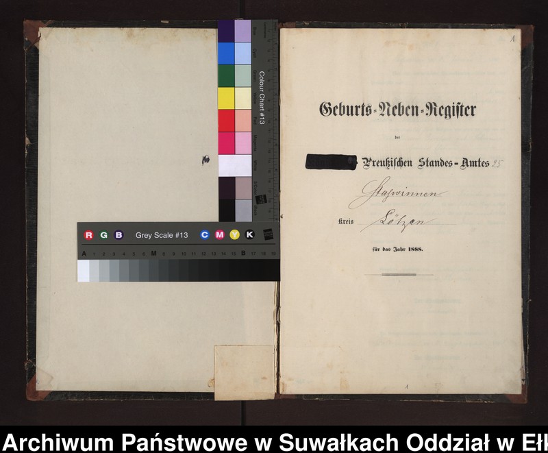 image.from.unit.number "Geburts-Neben-Register des Preussischen Standes-Amtes Stasswinnen Kreis Loetzen"
