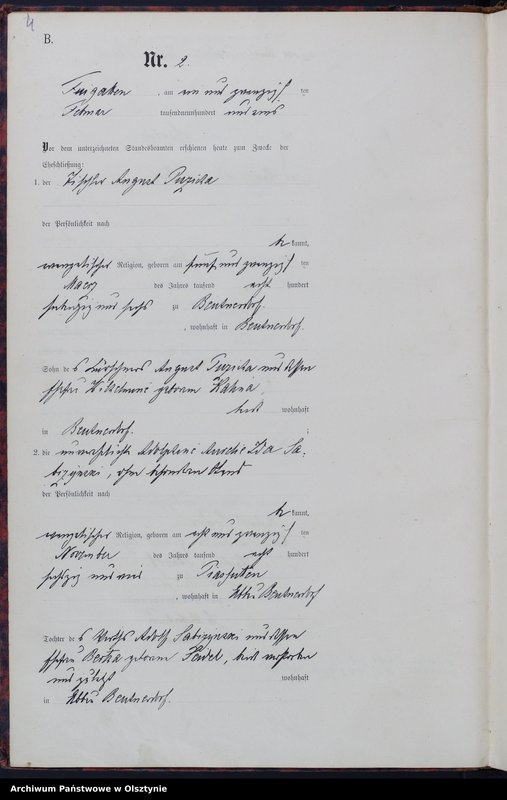 image.from.unit.number "Heiraths-Haupt-Register Nr 1 - 23"