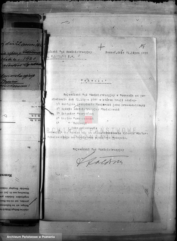 Obraz 19 z jednostki "Członkowie magistratu miasta Rydzyny"