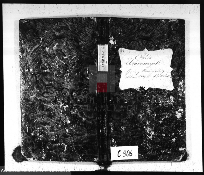 image.from.unit.number "Akta Urodzonych Gminy Berznickiey od Dnia 1-o Stycznia 1820 Roku"