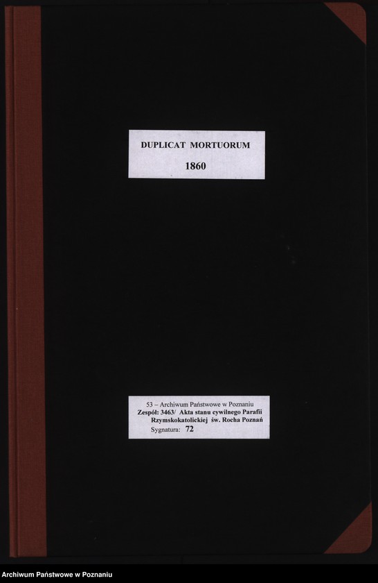 Obraz 2 z jednostki "Duplicat mortuorum"