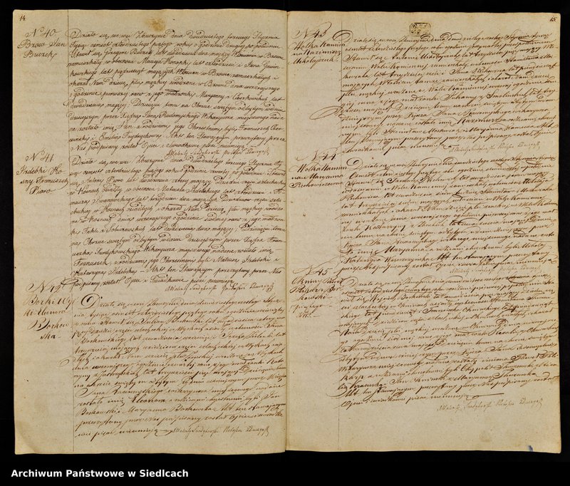 Obraz 11 z jednostki "Akta urodzin, małżeństw, zgonów"
