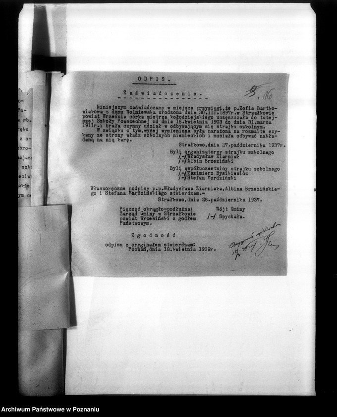 Obraz 20 z jednostki "Państwowe Liceum i Gimnazjum Męskie imienia Bergera w Poznaniu [korespondencja, między innymi spis abiturientów]"