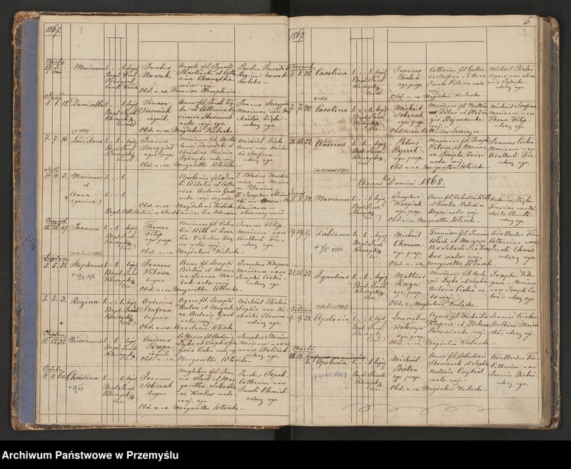 image.from.unit.number "Księga urodzeń, małżeństw i zgonów dla miejscowości Łopuszka Mała"