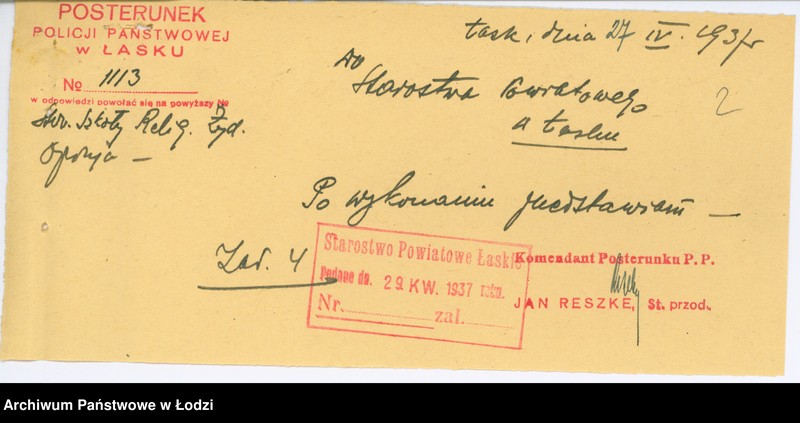 Obraz 5 z jednostki "Stowarzyszenie Szkoły Religijnej "Jesoda-Hatora" w Łasku"