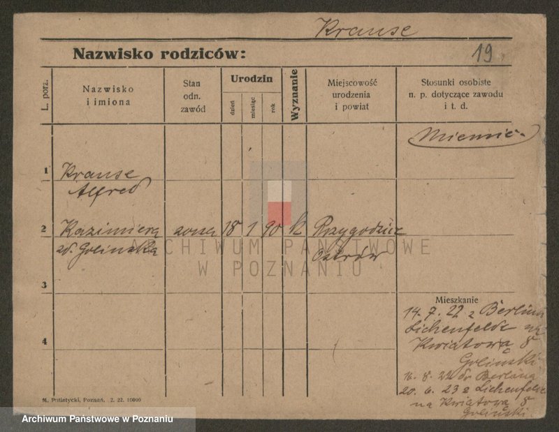 Obraz 19 z jednostki "Krause (żonaci i wdowy)"