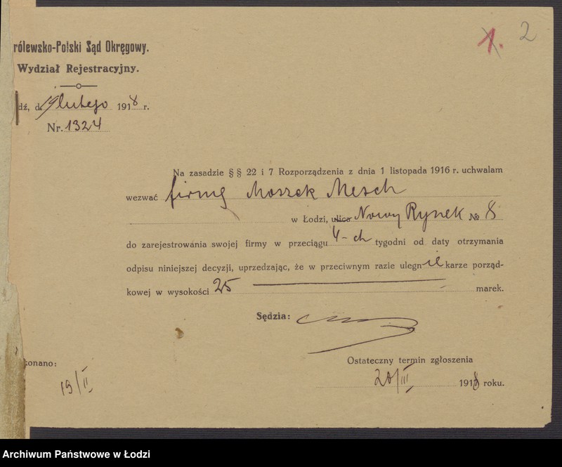 Obraz 4 z jednostki "Moszek Aron Mesch- sprzedaż dziecinnej garderoby"