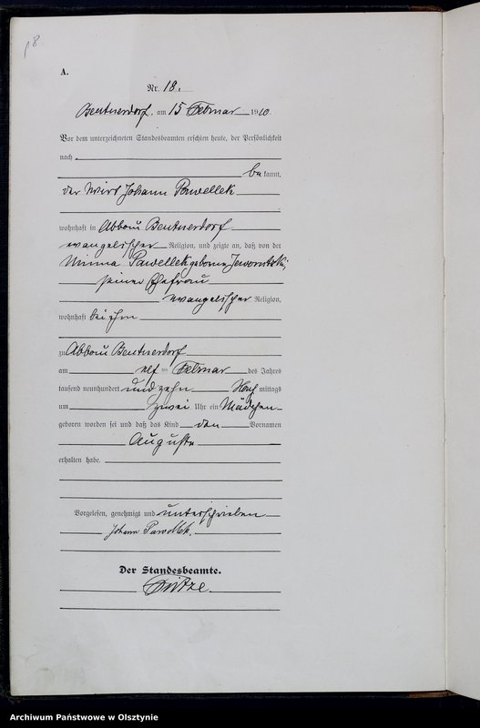 image.from.unit.number "Geburts-Haupt-Register Nr 1 - 200"