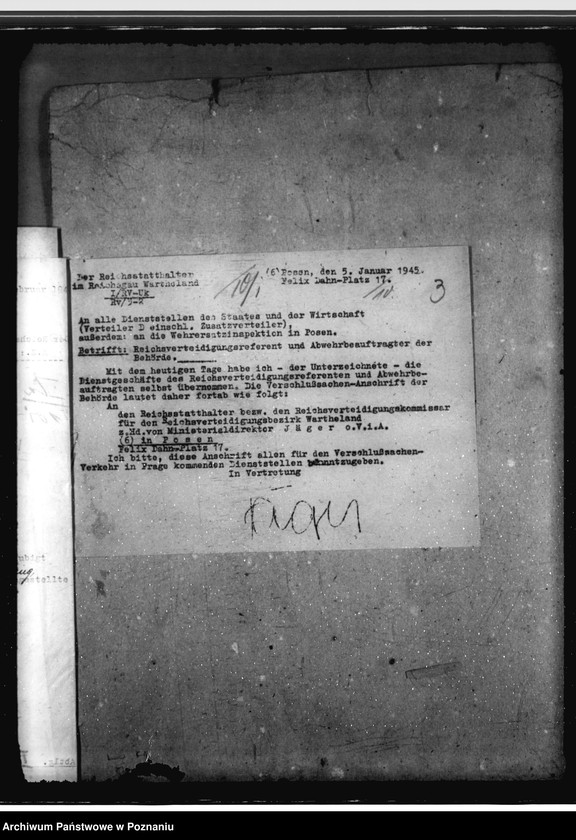 Obraz 7 z jednostki "Nominacje i objęcia kierowniczych stanowisk w urzędzie Reichsstatthaltera"