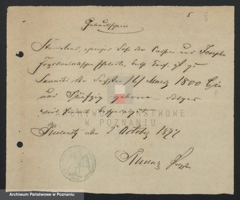 image.from.unit.number "Acta betreffend die Sammel Akten für die von den verlobten beizubringenden Urkunden und Konsenserklärungen, für die Aufgebotscheinigungen und Dispensation [...] von 1874 bis 1876"