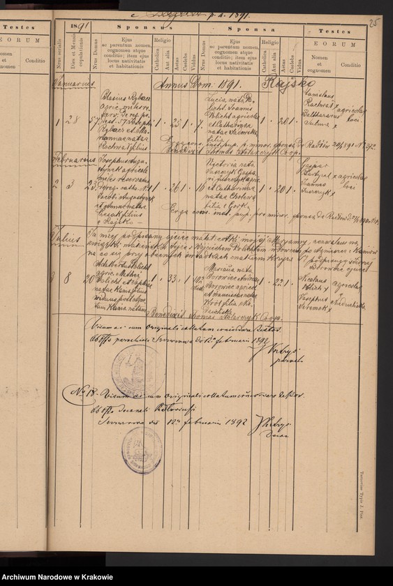 image.from.unit.number "Księga małżeństw parafii Szczurowa"