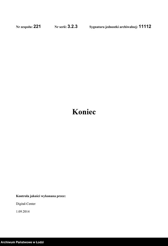 Obraz 20 z jednostki "[Księga ludności niestałej m. Łodzi lit. Cz]"