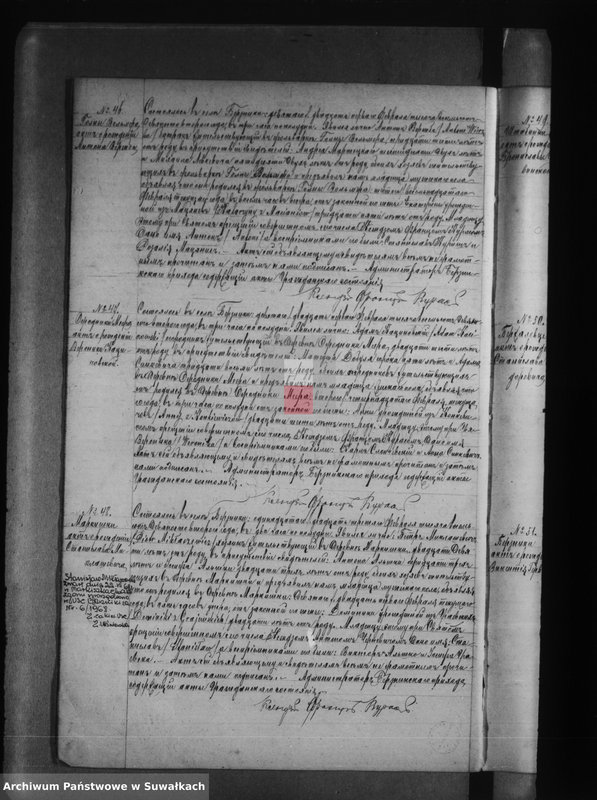 Obraz 20 z jednostki "Księga akt urodzeń, małżeństw, zgonów [parafii rzymsko-katolickiego w Berznikach]"