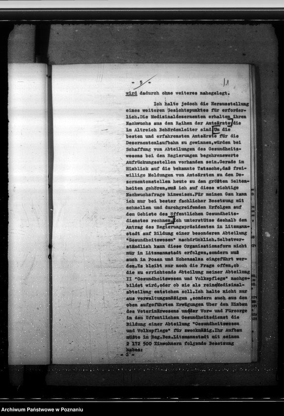 Obraz 16 z jednostki "Organisation des öffentlichen Gesundheitsdienstes. Bildung von Medizinalabteilungen. Führung des öffentlichen Gesundheitsdienstes. Robert - Koch - Ehrung"