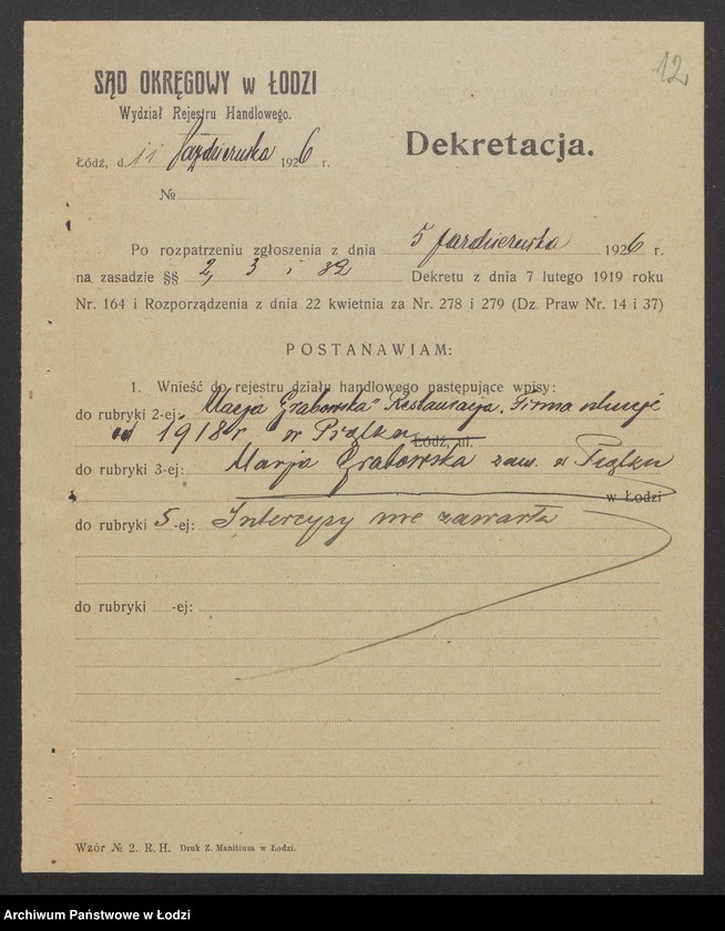 Obraz 14 z jednostki "Marja Grabowska – restauracja"