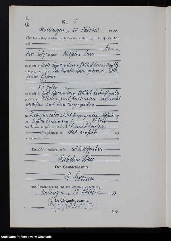 image.from.unit.number "Sterbe-Neben-Register Nr 1 - 22 [ Księga zgonów - wtóropis ]"