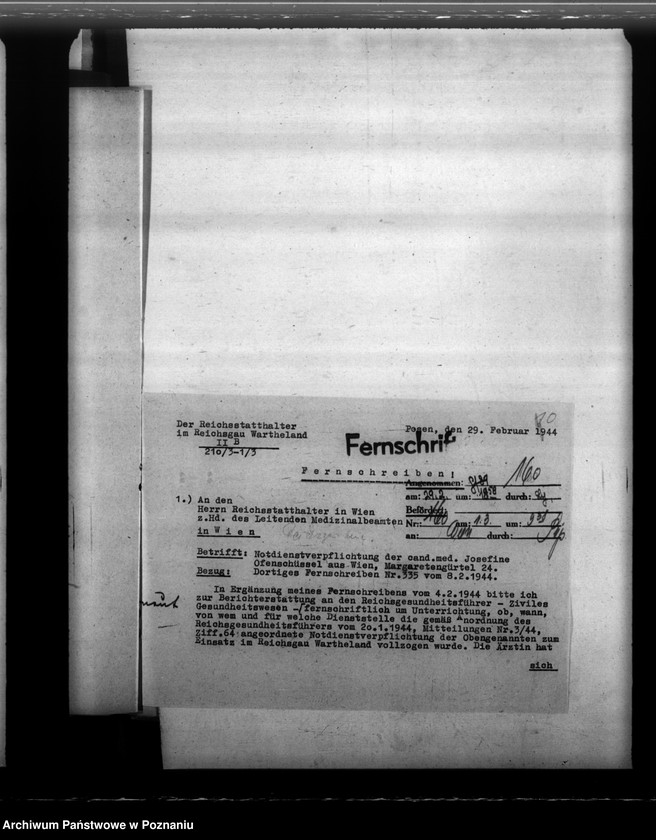 Obraz 13 z jednostki "Notdienstverpflichtung der Ärzte"