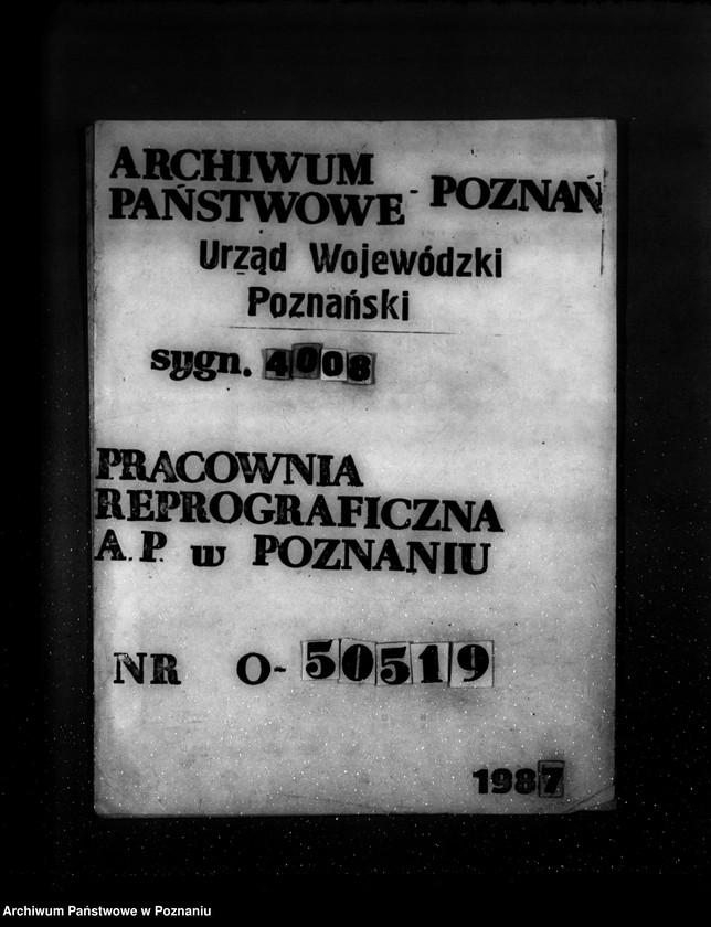 Obraz 1 z jednostki "Majętność leśna Kębłowo powiat wolsztyński"