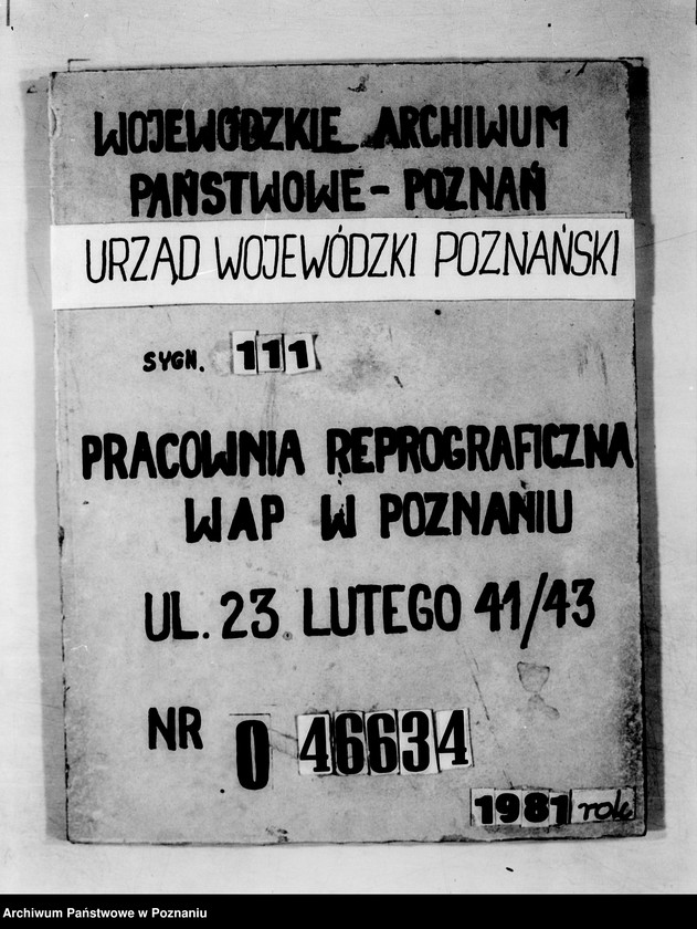 Obraz 1 z jednostki "Spis spraw znak,,R