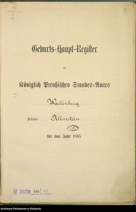 image.from.unit.number "Geburts-Haupt-Register Nr 1 - 227"