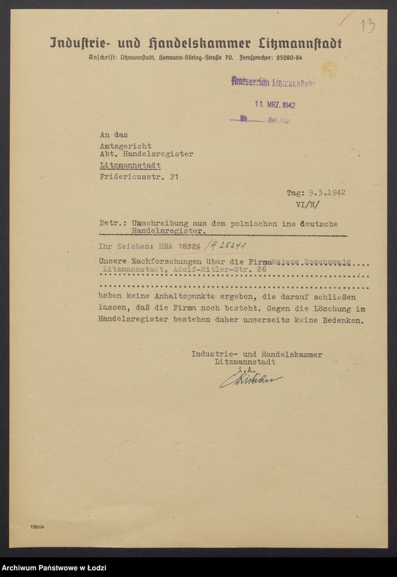 Obraz 15 z jednostki "Mojsze Rozencwajg- sprzedaż manufaktury"