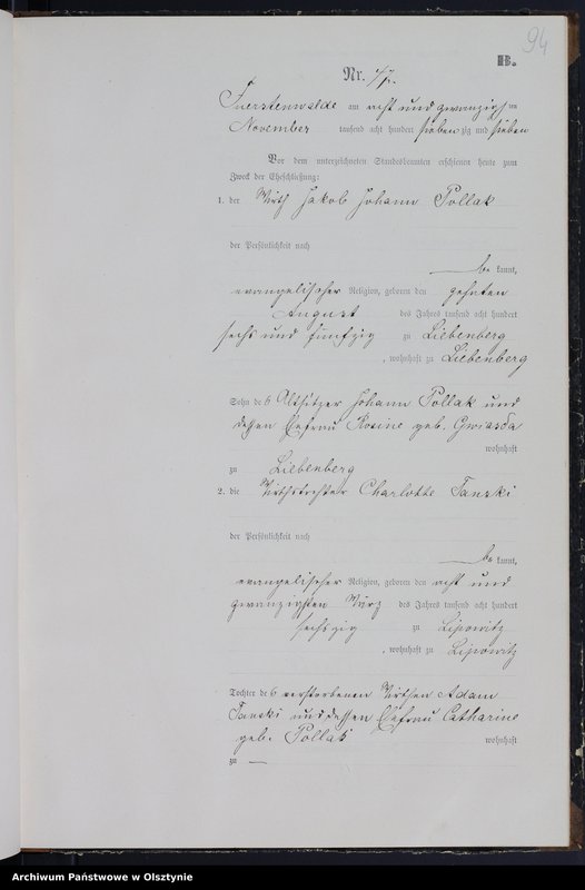 image.from.team "Urząd Stanu Cywilnego w Księżym Lasku pow. szczycieński"