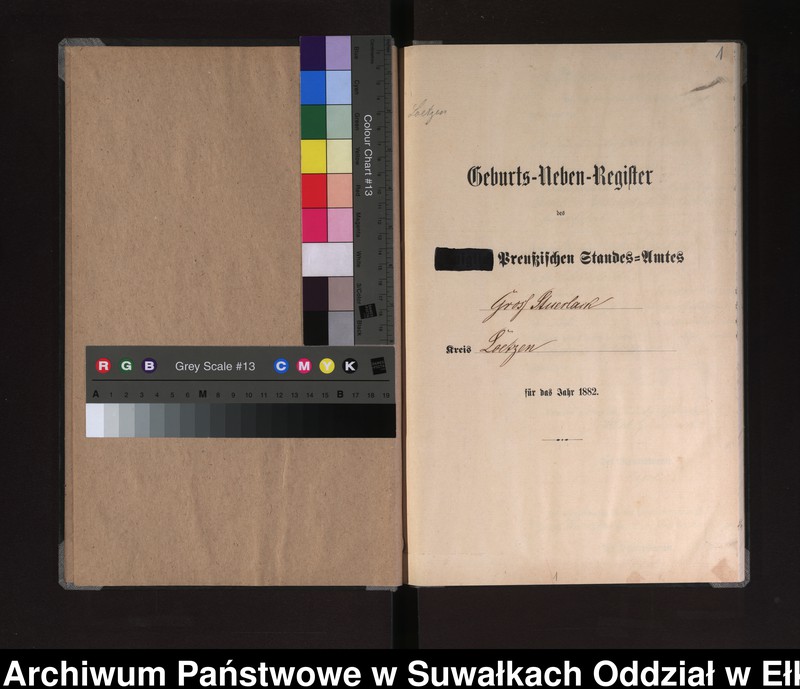 Obraz z jednostki "Geburts-Neben-Register des Preussischen Standes-Amtes Gross Stüerlack Kreis Loetzen"