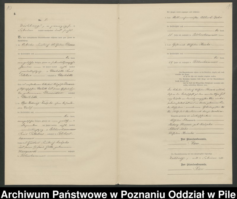Obraz 8 z jednostki "Księga małżeństw"