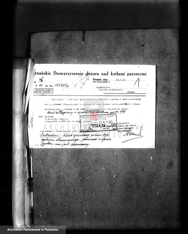 Obraz 5 z jednostki "Tartak firmy Klessa, Błaszczyński nr fabr. 568 kotła nr porz. 152 kotła"