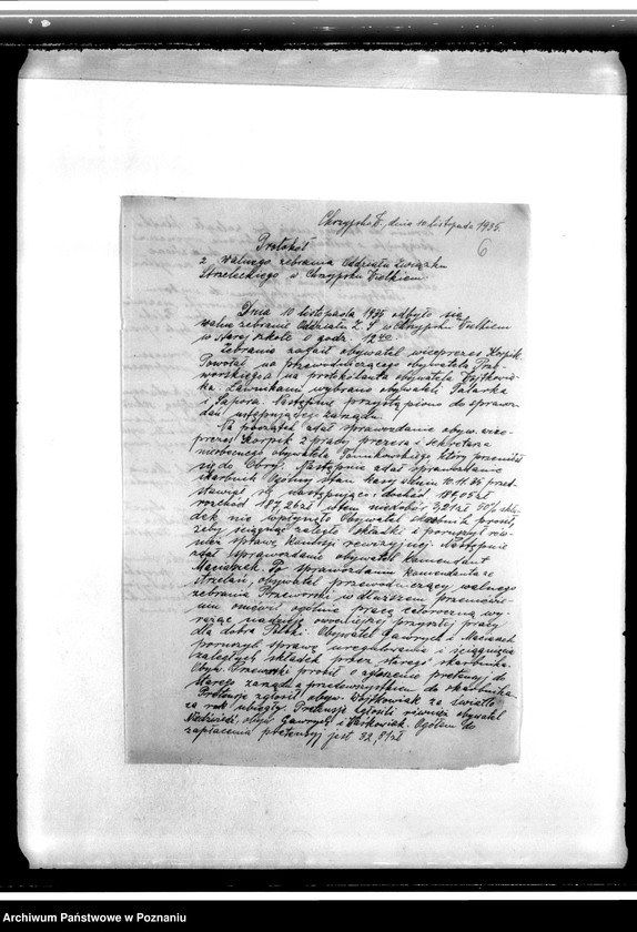 Obraz 10 z jednostki "Protokoły zebrań, korespondencja w sprawach personalnych, organizacyjnych i finansowych"