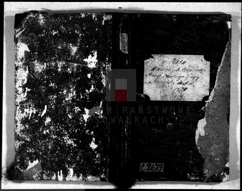 image.from.unit.number "Akta urodzonych urzędnika stanu cywilnego gminy suwalskiey na rok 1820"