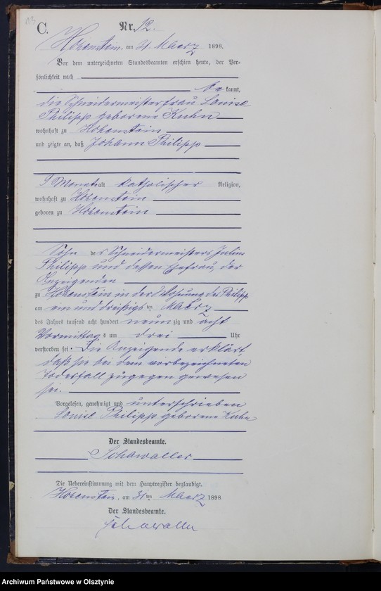 image.from.unit.number "Sterbe-Neben-Register Nr 1 - 58"