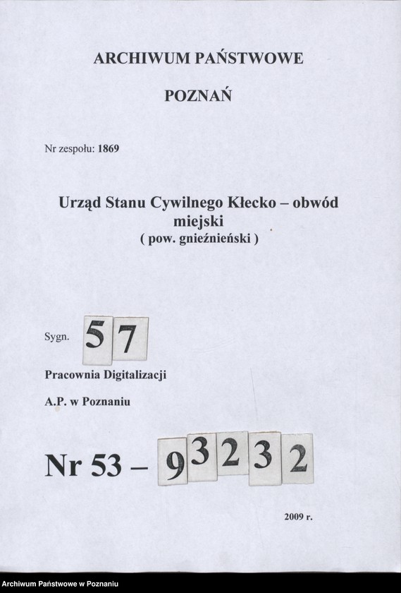 Obraz 1 z jednostki "Księga zgonów"