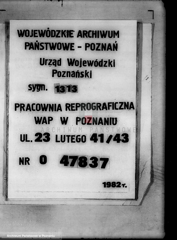 Obraz 1 z jednostki "/Stowarzyszenia i związki/ sprawy różne"