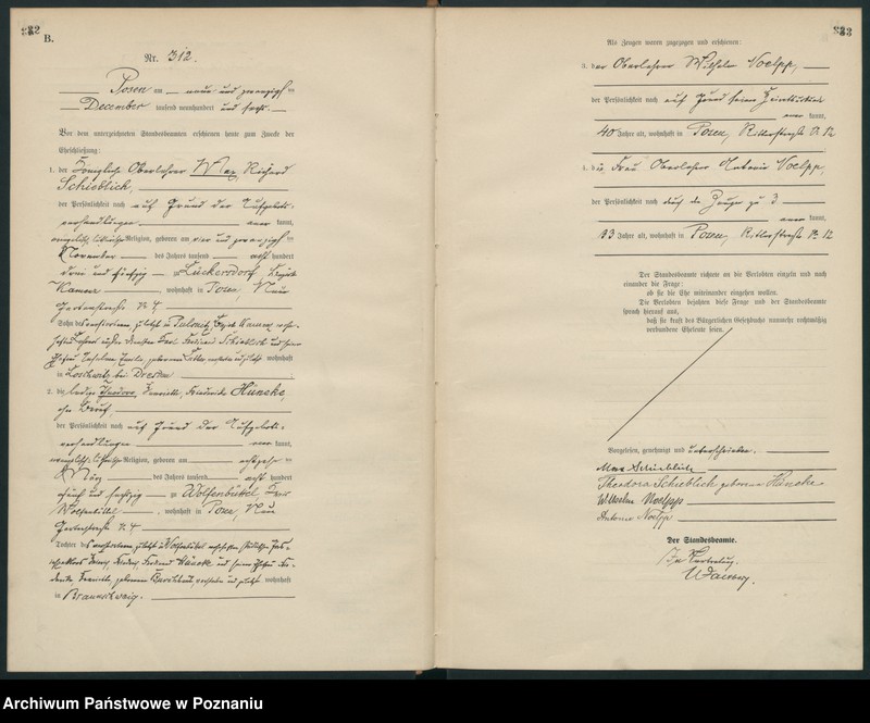 Obraz 19 z jednostki "Księga miejscowa małżeństw"