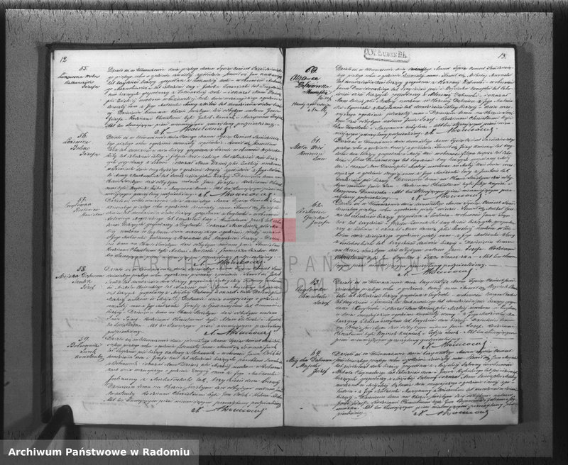 image.from.unit.number "[Duplikat akt urodzeń, małżeństw i zgonów parafii rzym.-kat. Głowaczów 1865 r.]"