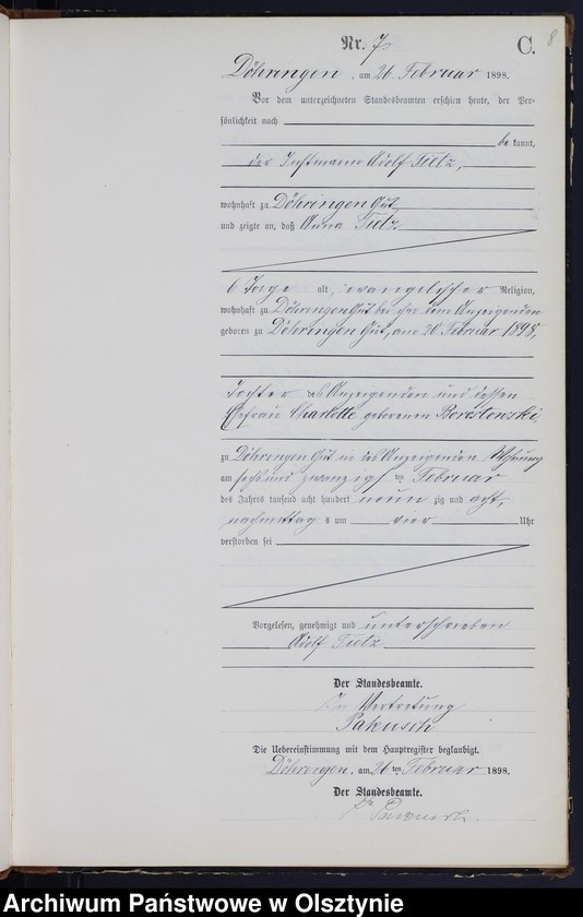 image.from.unit.number "Sterbe-Neben-Register Nr 1 - 43"