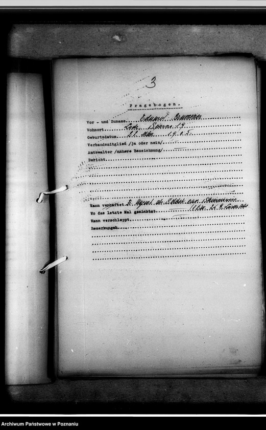 Obraz 7 z jednostki "Zweigstelle Litzmannstadt (Łódż) Vermissten - Listen. Soldaten 1- 81"