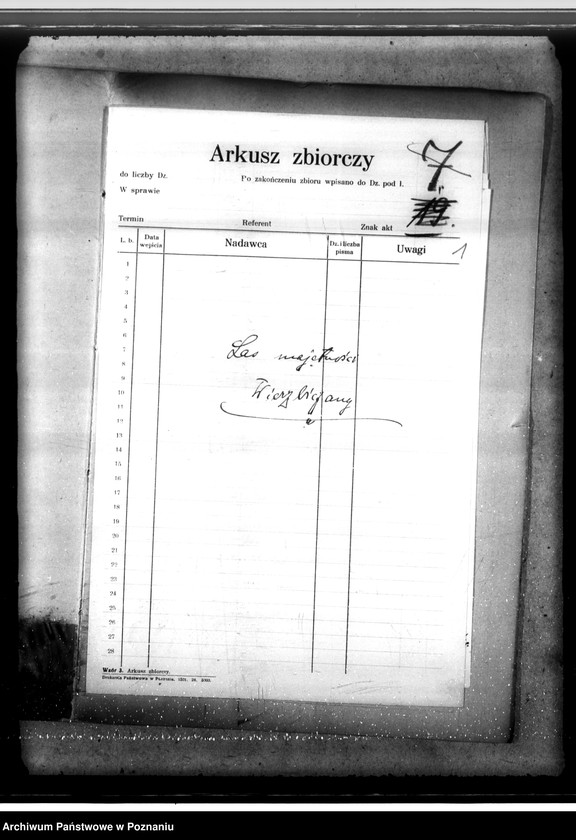 Obraz 5 z jednostki "Las majętności Wierzbiczany w powiecie inowrocławskim"