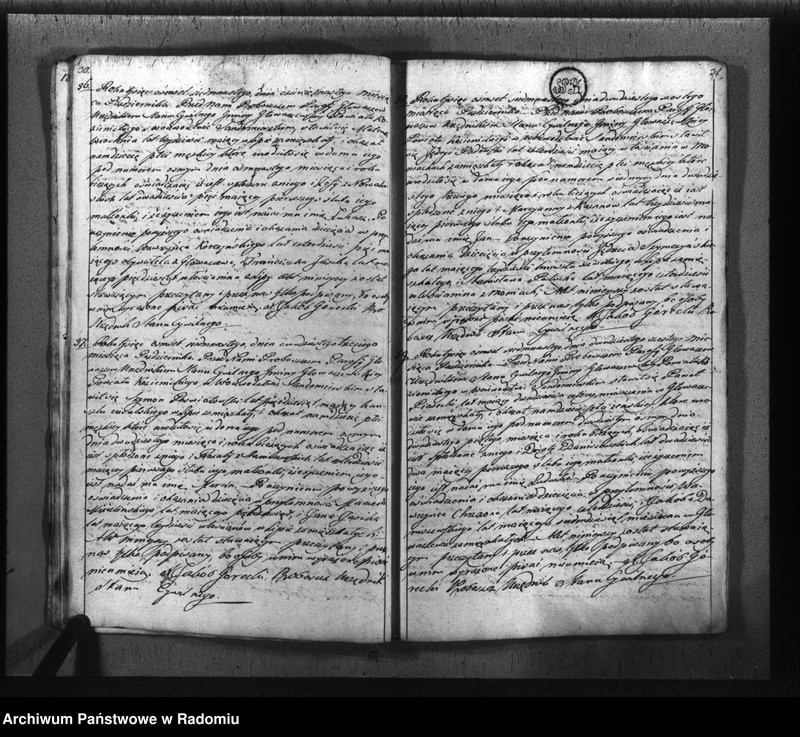 image.from.unit.number "Księga urzędnika stanu cywilnego gminy Głowaczowskiey z roku 1817"