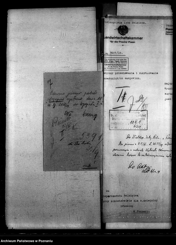 Obraz 11 z jednostki "Sprawy szczegółowo-administracyjne Wielkopolska Izba Rolnicza"