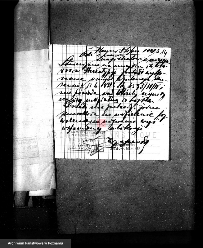 Obraz 18 z jednostki "Zatwierdzenie projektu urządzenia istniejącej fabryki papieru własność K. Świerkowski w Pleszewie"