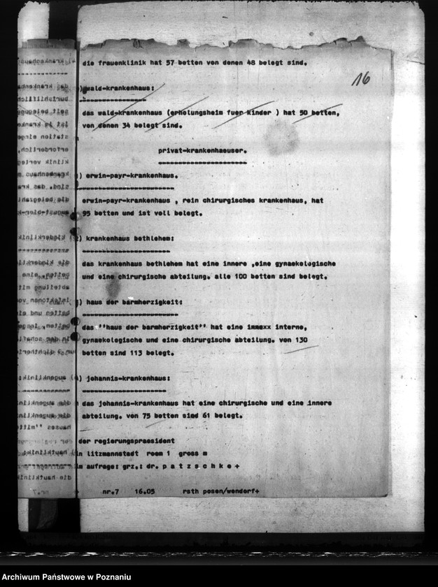 Obraz 20 z jednostki "Krankenanstalten"