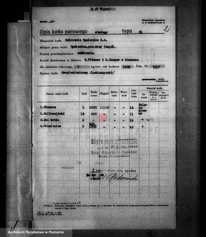 Obraz 6 z jednostki "Cukrownia Opalenica Spółka Akcyjna, nr woj. 6832"