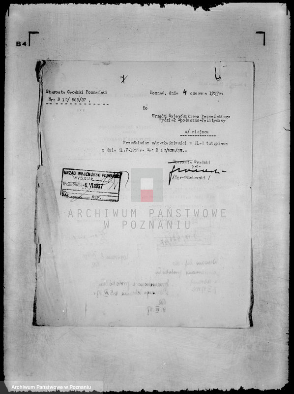 Obraz 11 z jednostki "/Związek Dzierżawców Rolnych Ziemi Zachodnich/ w Poznaniu"