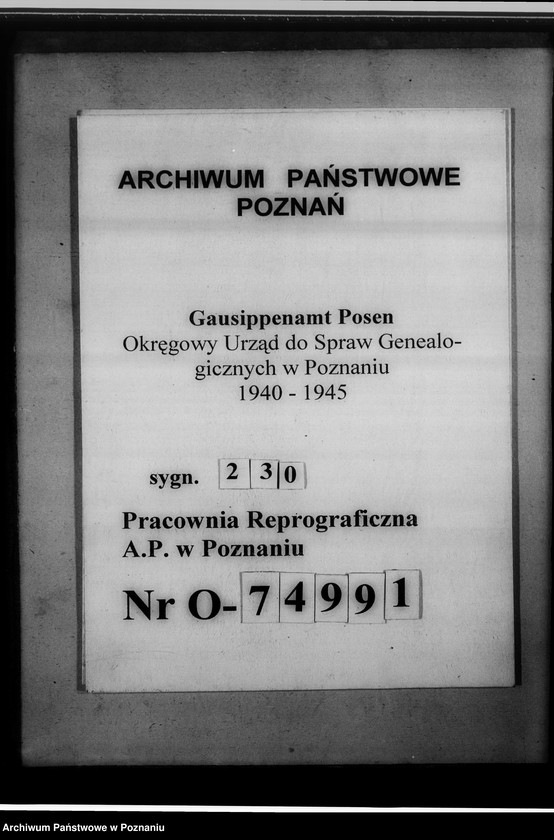 Obraz 9 z jednostki "Personenstands-Zweitbücher der Kreises Konin"