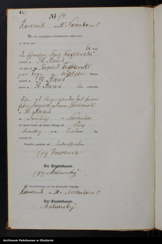 image.from.unit.number "Sterbe-Neben-Register Tom II,Nr 63 - 79"