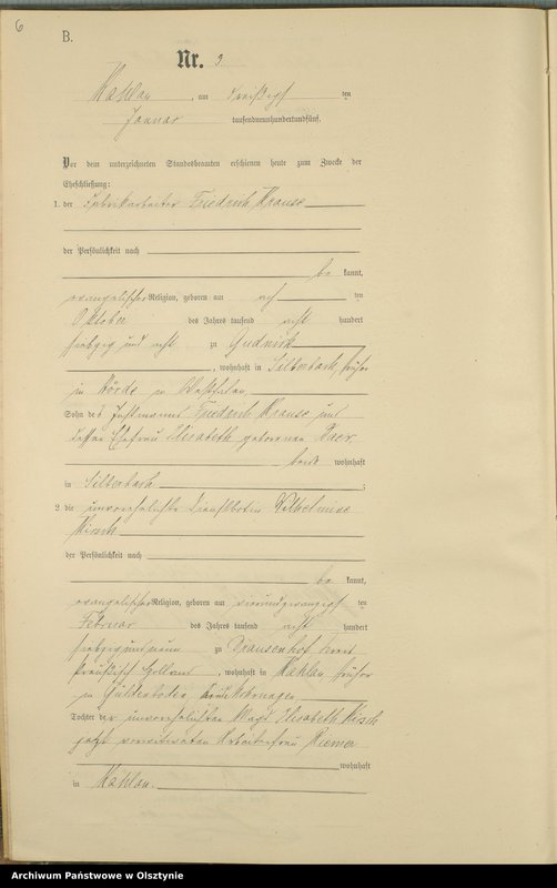 image.from.unit.number "Heiraths-Neben-Register Nr 1 - 27"