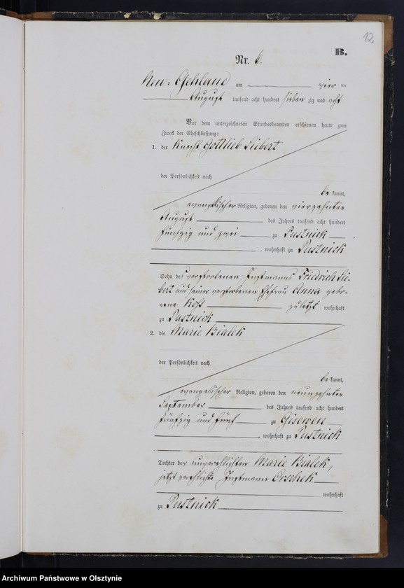 image.from.unit.number "Heiraths-Haupt-Register Nr 1 - 13"