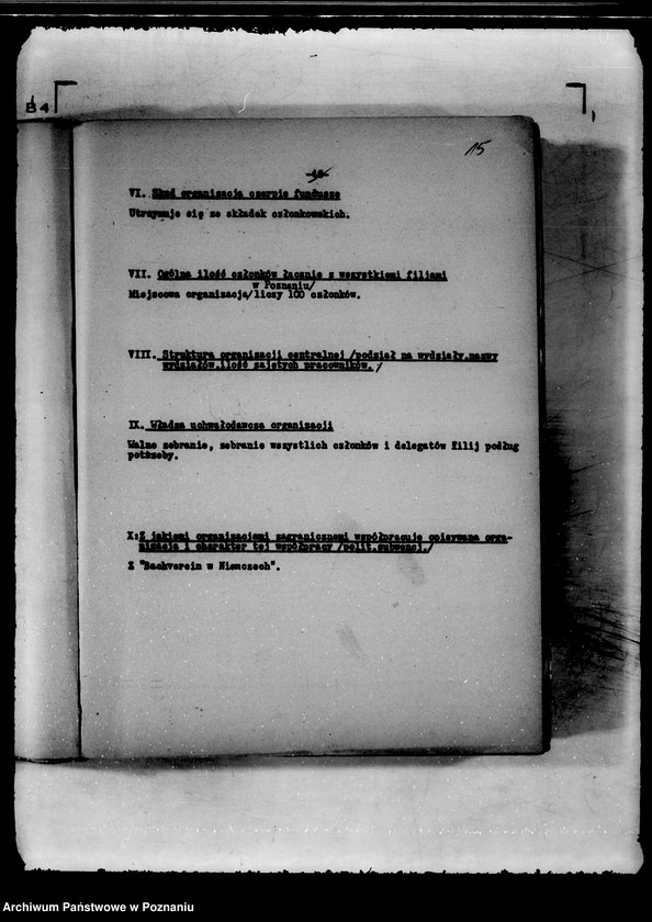 Obraz 19 z jednostki "Wykaz niemieckich organizacji politycznych i społecznych wraz z krótką charakterystyką ich działalności"